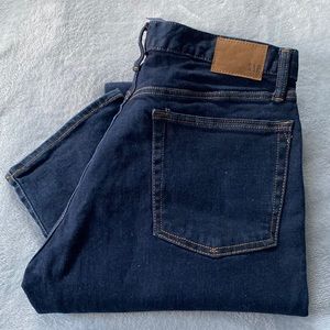 Mens Gap indigo rinse slim straight fit denim
